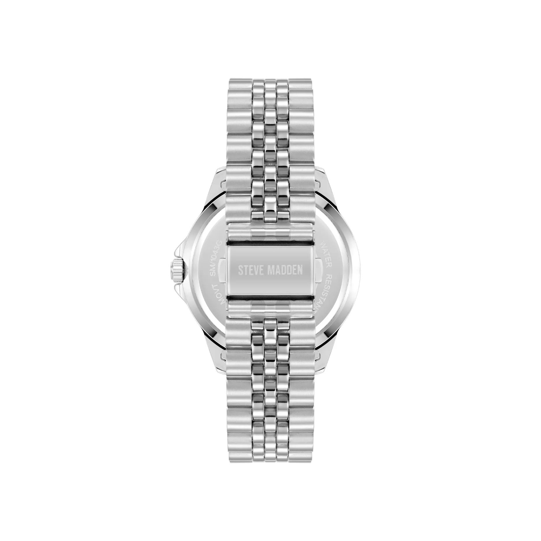 STATEMENT WATCH SILVER BLACK