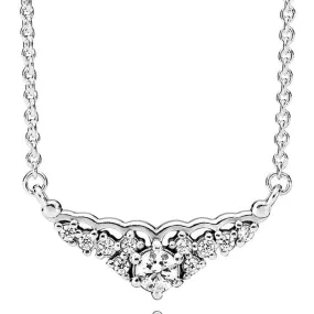 Sterling Silver Sparkling Collier Necklace