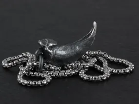 Sterling Silver Wolf Claw Necklace