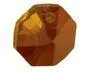 Swarovski 8mm Octagon Pendant - Topaz (pk6)