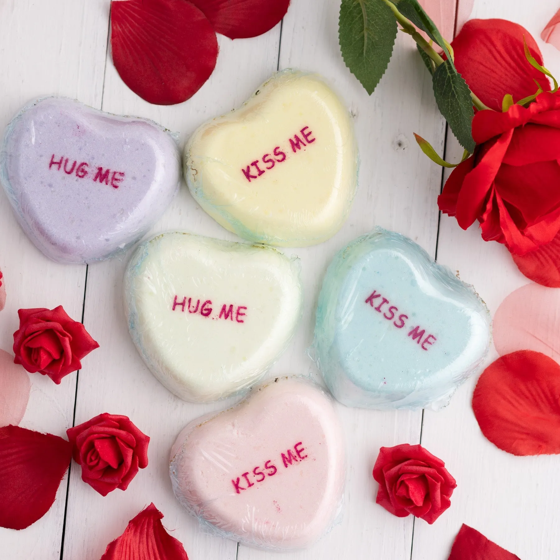 Sweet Tarts Conversation Heart Bath Bomb