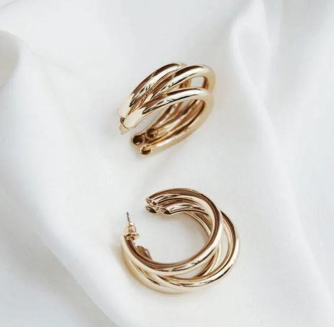 TriHoop Earrings