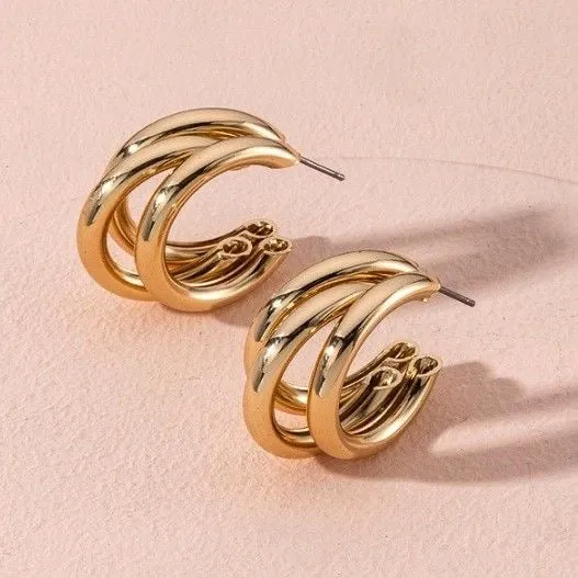 TriHoop Earrings