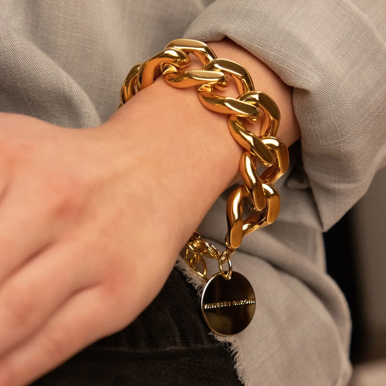 Vanessa Baroni Great Chain Gold Bracelet