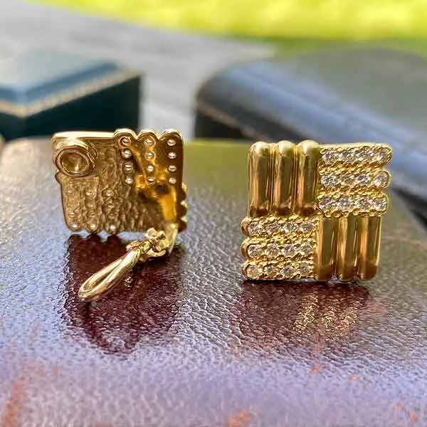 Vintage Diamond Earrings