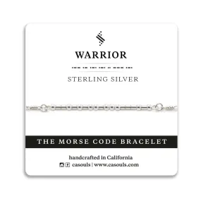 WARRIOR - MORSE CODE BRACELET